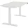Assmann Electronic Kinderschreibtisch JUNIOR Curved 140 x 70 cm Metall weiß