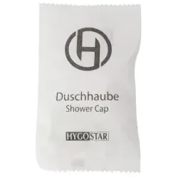 Hygostar® Duschhauben, weiches Gummiband, wasserdichtes Material 556116 , 1 Karton = 10 Packungen à 100 Haarhauben