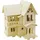 Creativ Company 3D-Holzbausatz Haus mit Balkon 15,8 x 17,5 x 19,5