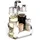 APS Menage PRO 13 x 11 cm Höhe 19 cm Set mit Essig- und Öl-Flasche Salz- und Pfefferstreuer Zahnstocherspender Edelstahl