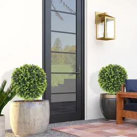 Homcom 2er-Set Künstlicher Buchsbaumkugeln 56 cm Kunstpflanze