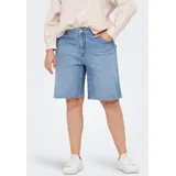 ONLY CARMAKOMA Carsonny Hw Wide DNM Shorts Light Blue Denim 50