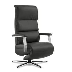 Segmüller Werkstätten Sessel Comforte Uno Anzio D4 Leder Schwarz