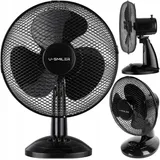 u-smiler 28 cm Tischventilator Schwarz