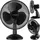 u-smiler 28 cm Tischventilator Schwarz