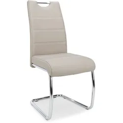 Freischwinger HARPER HANDA - Lederlook - BHT 43x98x59 cm