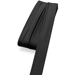 buttinette Kunstleder-Einfassband, schwarz, 2 cm, Länge: 5 m