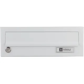 JU Ersatztüre mit Klappe für Hausbrieffachanlage - 300x110mm ; weiß