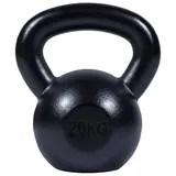GORILLA SPORTS Kettlebell Kettlebell Gusseisen 2-32 KG schwarz