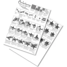 Folia Faltblätter Bascetta-Stern weiß