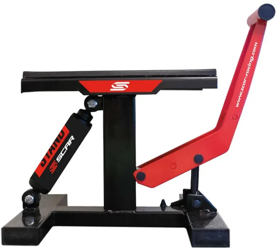Scar S9902 Motorradständer Mit Hebesystem - Black / Red - One Size