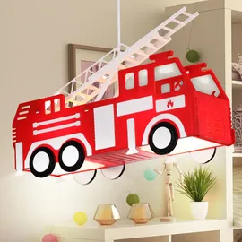 GLOBO LED Feuerwehr Auto Decken Pendel Lampe Leuchte Beleuchtung Kinder- Spiel- Zimmer