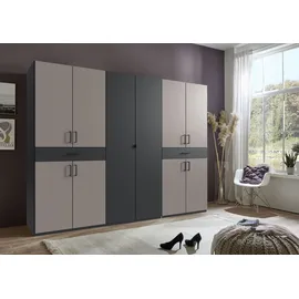 WIMEX Drehtürenschrank Tibet 270 x 208 x 58 cm Grau
