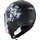 Caberg Riviera V4 X Mia Matt-Schwarz/Weiß-Grau-Hellblau M