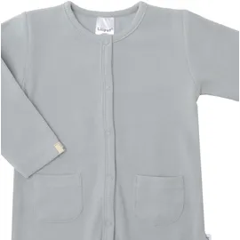 LILIPUT Overall LILIPUT, Mädchen, Gr. 56, EURO-Größen, blau (beige, blau), 95% Baumwolle, 5% Polyester, Rundhals, Overalls Overall, mit praktischen Druckknöpfen