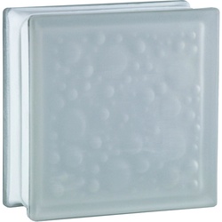 Fuchs Design Glasbaustein, BxH: 190 x 190 mm - weiss