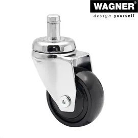Wagner System WAGNER System, Transportwagen, Ultrawendige 360° - 3C - Design-Lenkrollen / Möbelrollen 5tlg. Set, Tragk. 50 kg