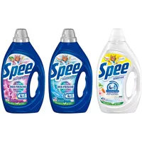 SPEE Gel-Set 3x 22 Waschladungen (66WL) 1x Deo-Frische Blütenfrische & 1x Deo-Frische Frische-Kick & 1x Sensitive, Waschmittel mit 4 + 1 Formel, für Temperaturen ab 20° C