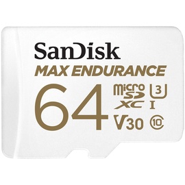 SanDisk Max Endurance microSD Class 10 UHS-I V30 + SD-Adapter 64 GB