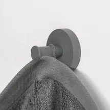 Herzbach Deep Grey Handtuchhaken Wandmontage grau matt 23.819000.1.06