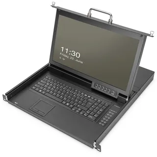 Digitus DS-72220-6GE KVM-Konsole HDMI Maus, Tastatur 1920 x 1080 Pixel
