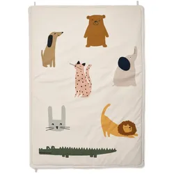 LIEWOOD - Gilly Classic Activity Multi-Decke, Tiere, sandy