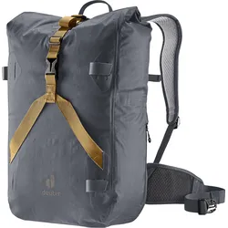 Fahrradrucksack DEUTER "AMAGER 25+5", grau (graphite), Rucksäcke, Obermaterial: 100% Polyester