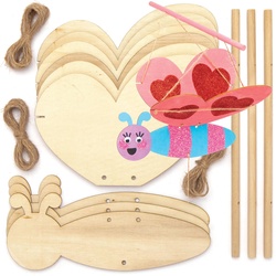 Bastelsets Holzfiguren "Schmetterling" (pro Set 3) Basteln mit Holz