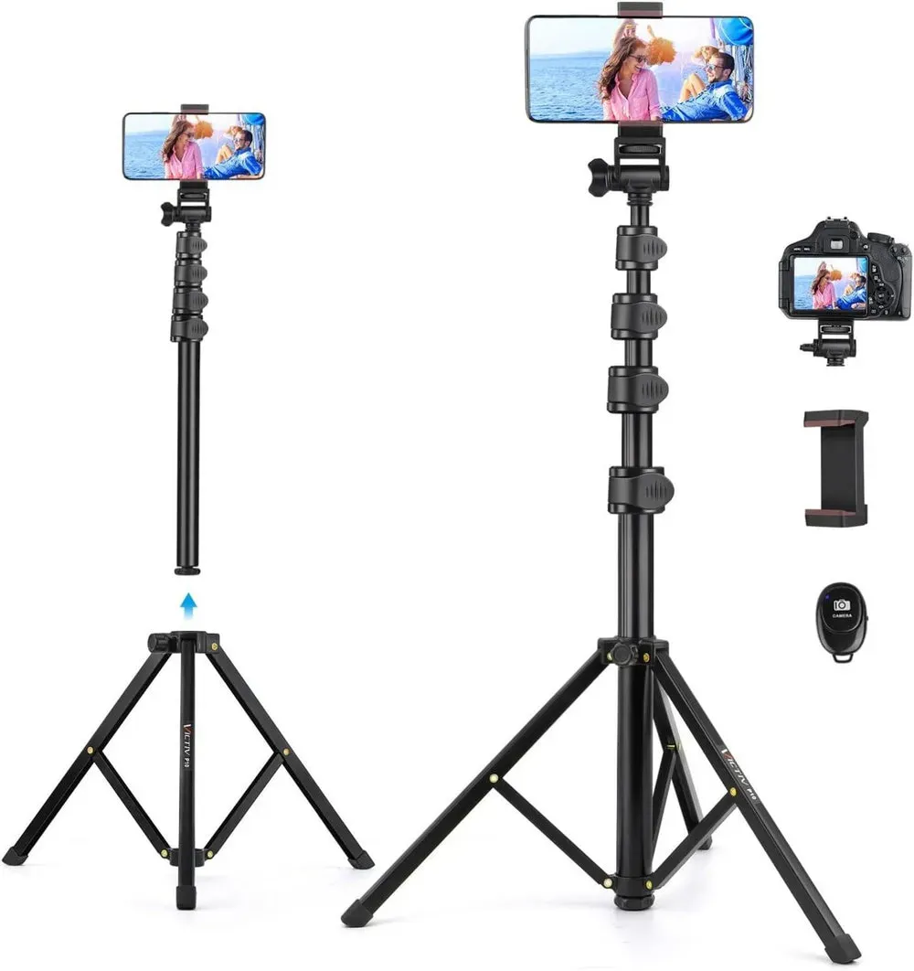 Handy Stativ Ständer 172cm Smartphone Tripod für iPhone