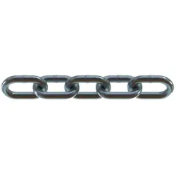 Rundstahlkette 5685 galvanisch verzinkt 4x19x16mm