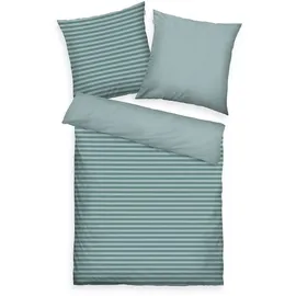 Tom Tailor MEDIUM STRIPES Türkis 135 x 200 cm + 80 x 80 cm