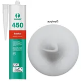 RAMSAUER® 450 Sanitär Silikon Dichtstoff 310 ml acrylweiß