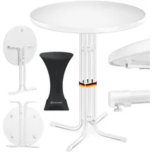 Kesser Gastro Stehtisch Ø 80 x 72 cm Weiß