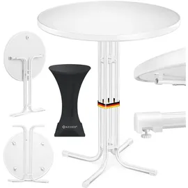 Kesser Gastro Stehtisch Ø 80 x 72 cm Weiß