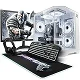 Vibox Gaming PC Set Komplett • Monitor 24 Zoll • AMD Ryzen 5 5500 4,2GHz • RTX 3050 16GB • 32GB RAM • 1TB NVMe SSD • Windows 11 • WLAN • Weiß