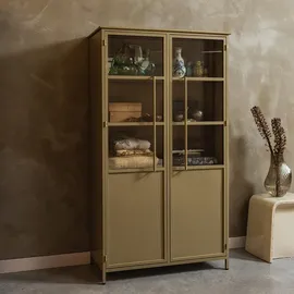 Woood Vitrine Exhibit 99 x 44 x 170 cm Khaki