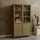 Woood Vitrine Exhibit 99 x 44 x 170 cm Khaki