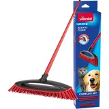 Vileda Always Clean Pet Pro Bürstenset, rot, mittel