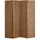 Homestyle4u Paravent Raumteiler 3 4 5 oder 6 teilig Holz Bambus Trennwand Sichtschutz Braun