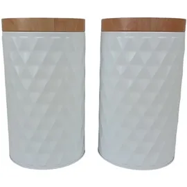 sesua Vorratsdose 19 cm 2-tlg. weiß