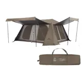 Naturehike Village13 Campingzelt, Pop Up Familienzelt, 4m2/40m2 Hauszelt für 4-8 Personen Campingzelt Winddicht, leicht Aufzubauendes, UPF 50+ Sonnenschutz, Wassersäule 10000+mm (Pro)