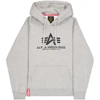Alpha Industries Basic Kapuzenpullover Grey Heather S