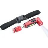 Troika ECO KNICKLICHT Hand-Taschenlampe + Stirnband-Taschenlampe, COB LED