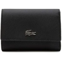 Lacoste Anna Geldbörse 12 cm Schwarz