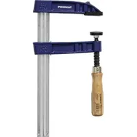 PROMAT Temperguss-Schraubzwinge Spann-W.400mm A.175mm Holzgr.35x9mm PROMAT