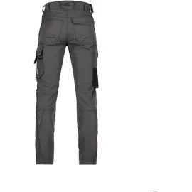 DASSY Stretch-Arbeitshose mit Kniepolstertaschen, anthrazitgrau/schwarz