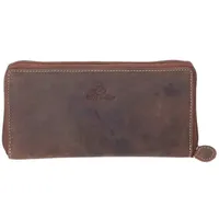 The Skandinavian Brand RFID Zip Wallet Hunter Portemonnaie tan