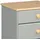VCM Nachtschrank Nilon 44 x 40 x 56 cm Grau