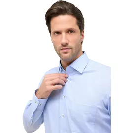 Eterna Modern-Fit Hemd Blau 42
