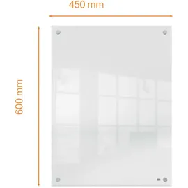 NOBO Acrylglas-Schreibtafel 60 x 45 cm transparent